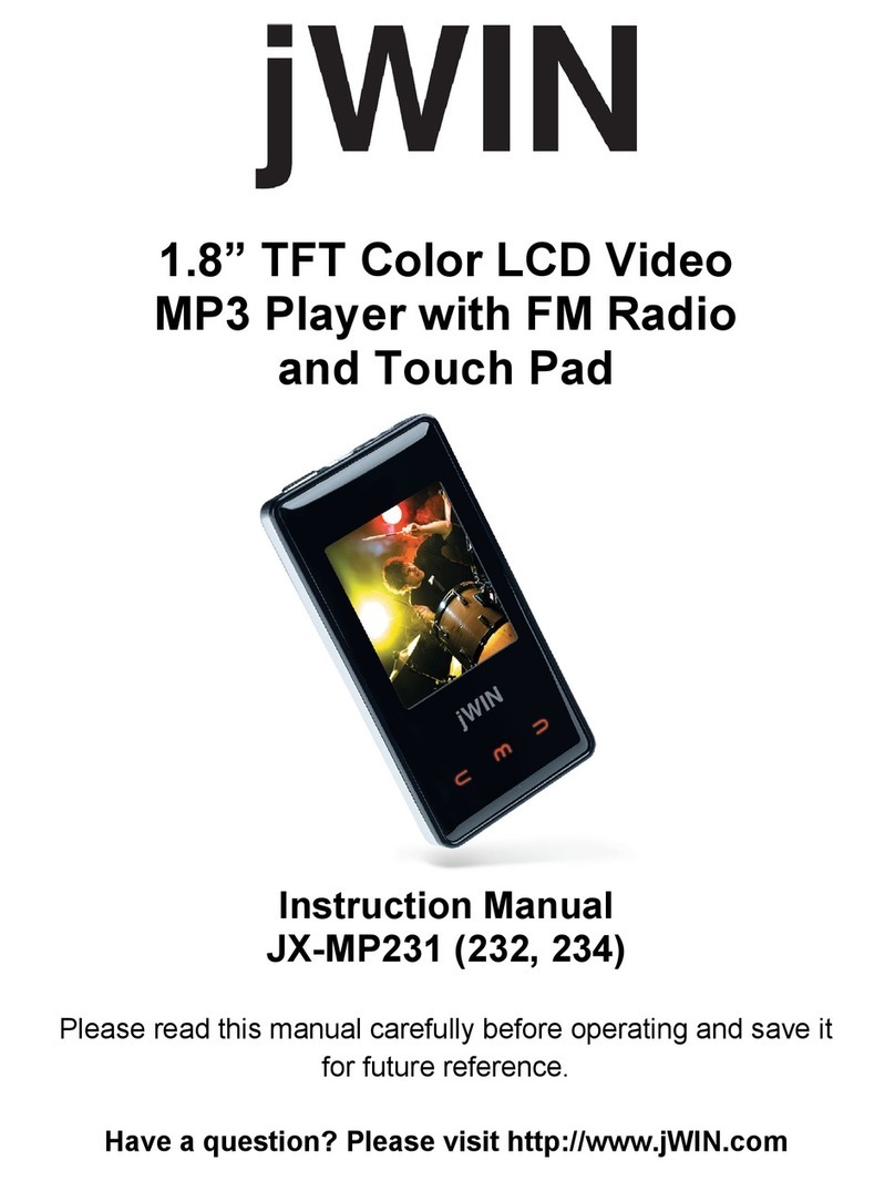 jWIN JX-MP231 instruction manual
