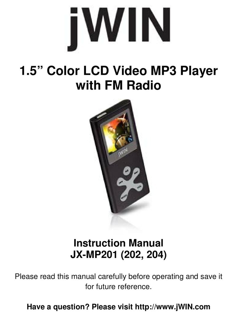 jWIN JX-MP201 User manual