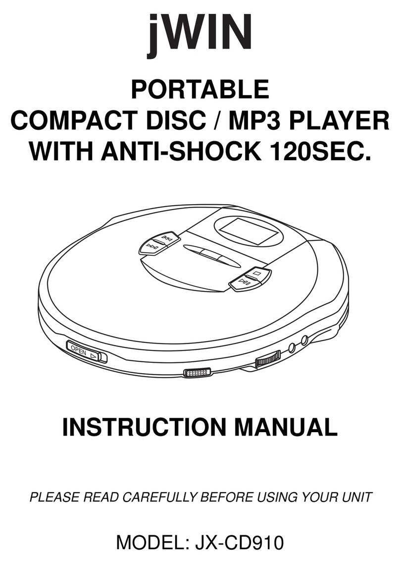 jWIN JX-CD910 instruction manual