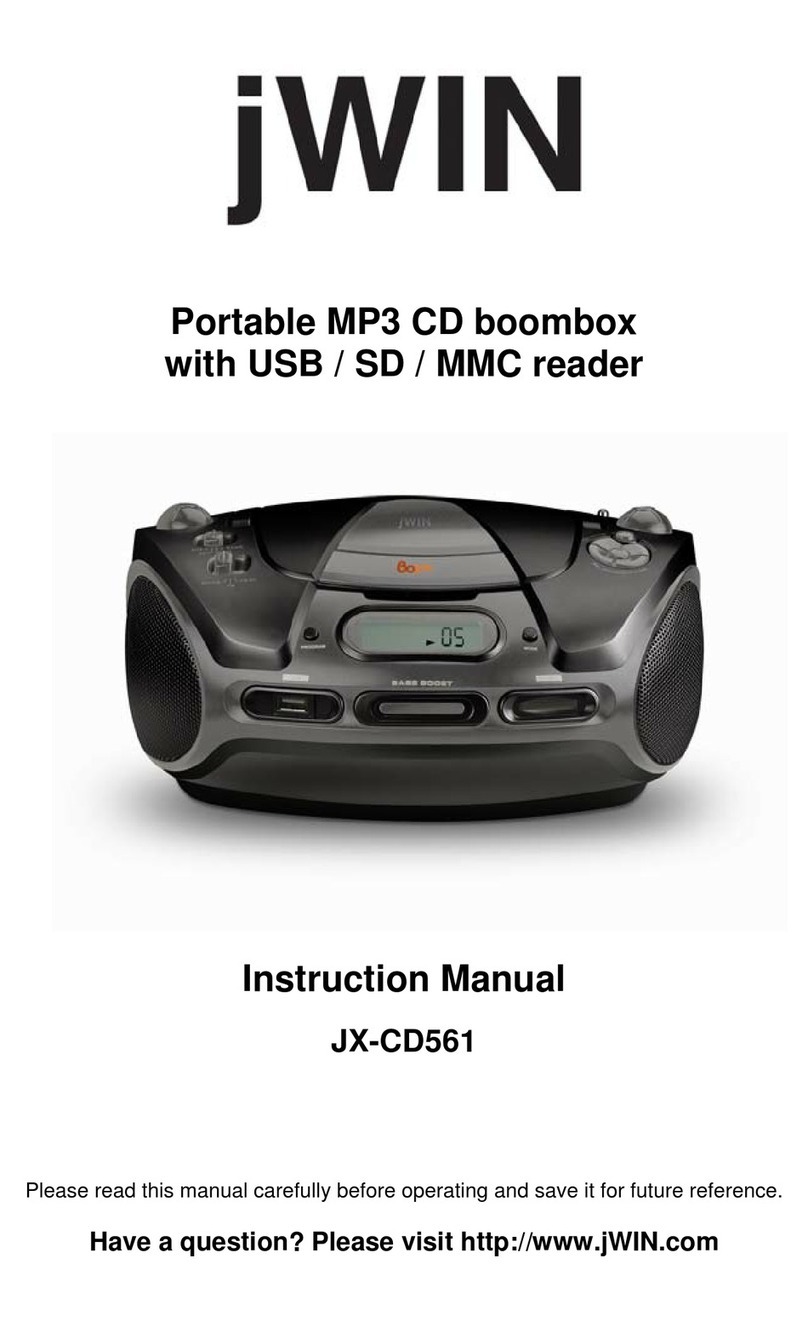 jWIN JX-CD561 User manual