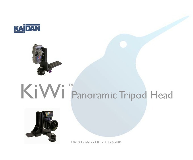 Kaidan KiWi KiWi Panoramic Tripod Head user guide
