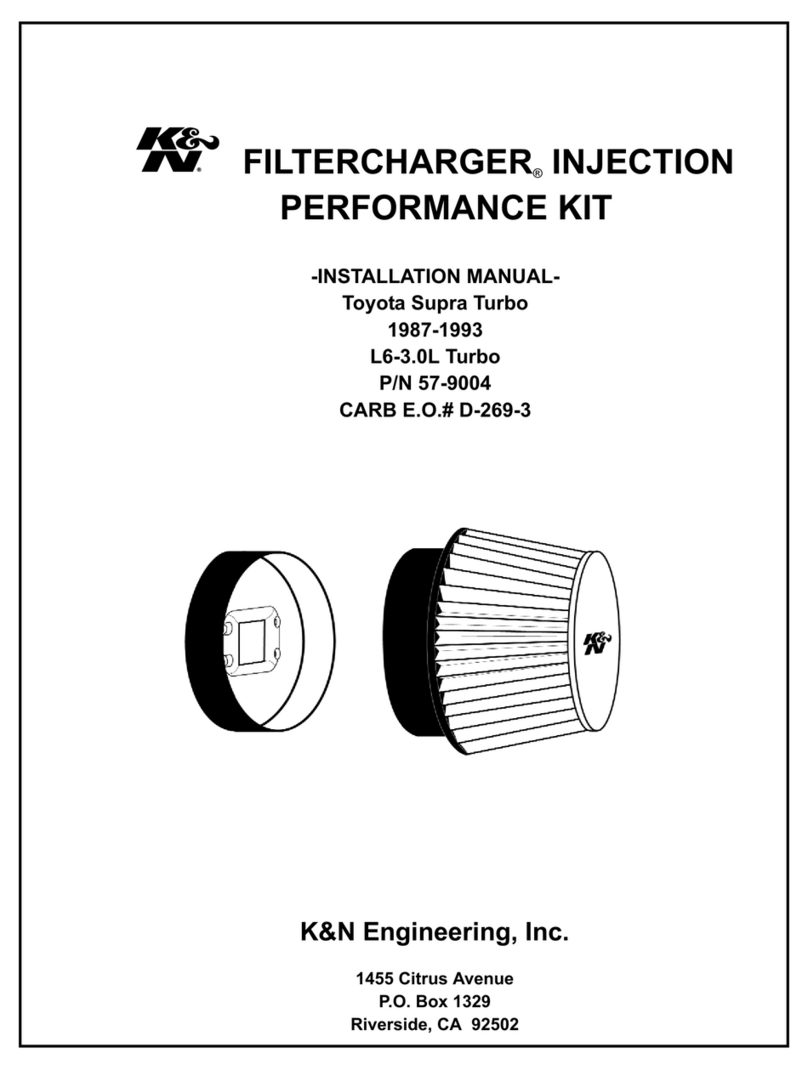 K&N Engineering Filtercharger 57-9004 installation manual K&N Engineering Filtercharger 57-9004 installation manual