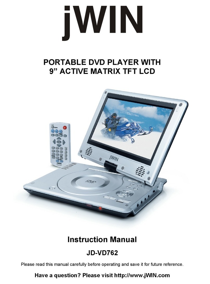 jWIN JD-VD762 User manual