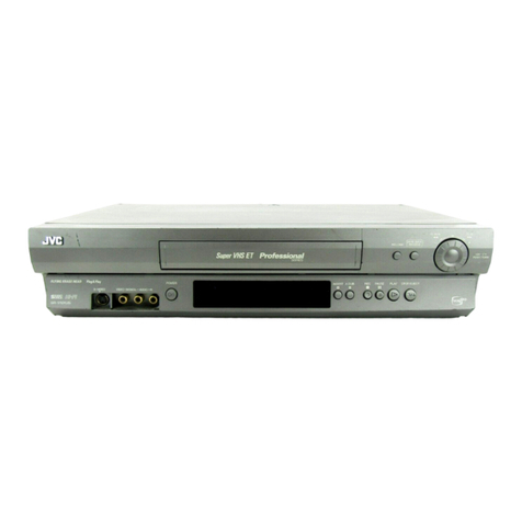 JVC SR-V101US - S-vhs Videocassette Recorder User manual JVC SR-V101US - S-vhs Videocassette Recorder User manual