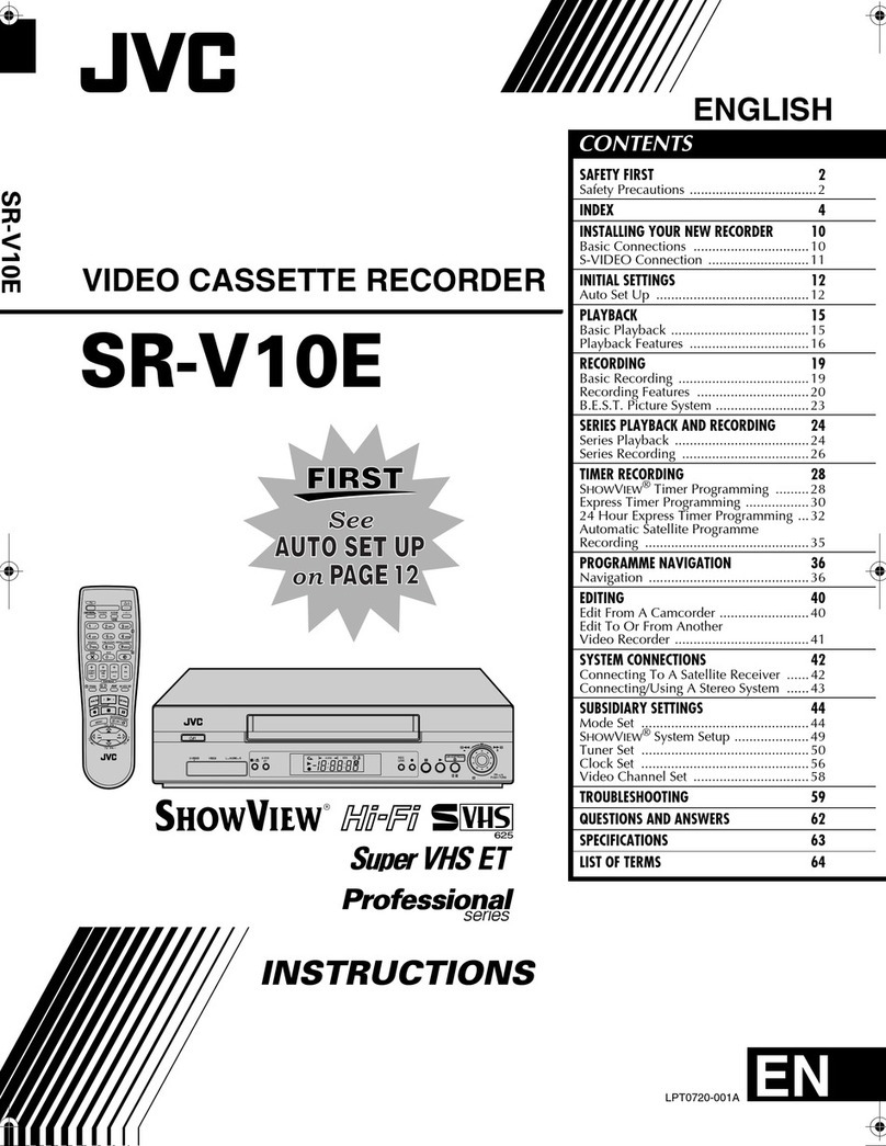 JVC SR-V10E instructions