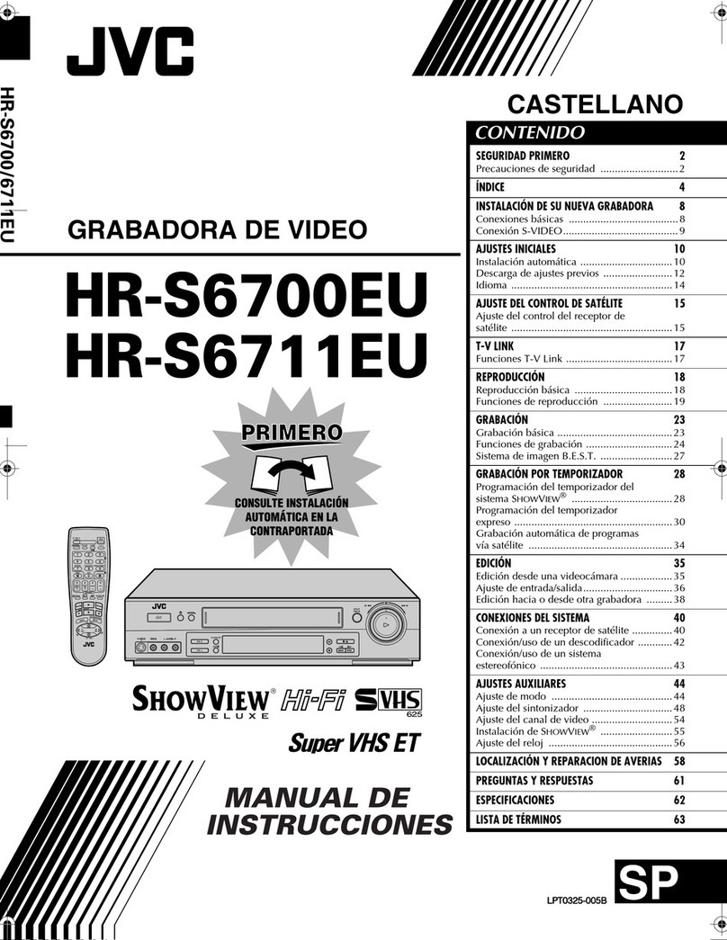 JVC HR-S6700EU User manual