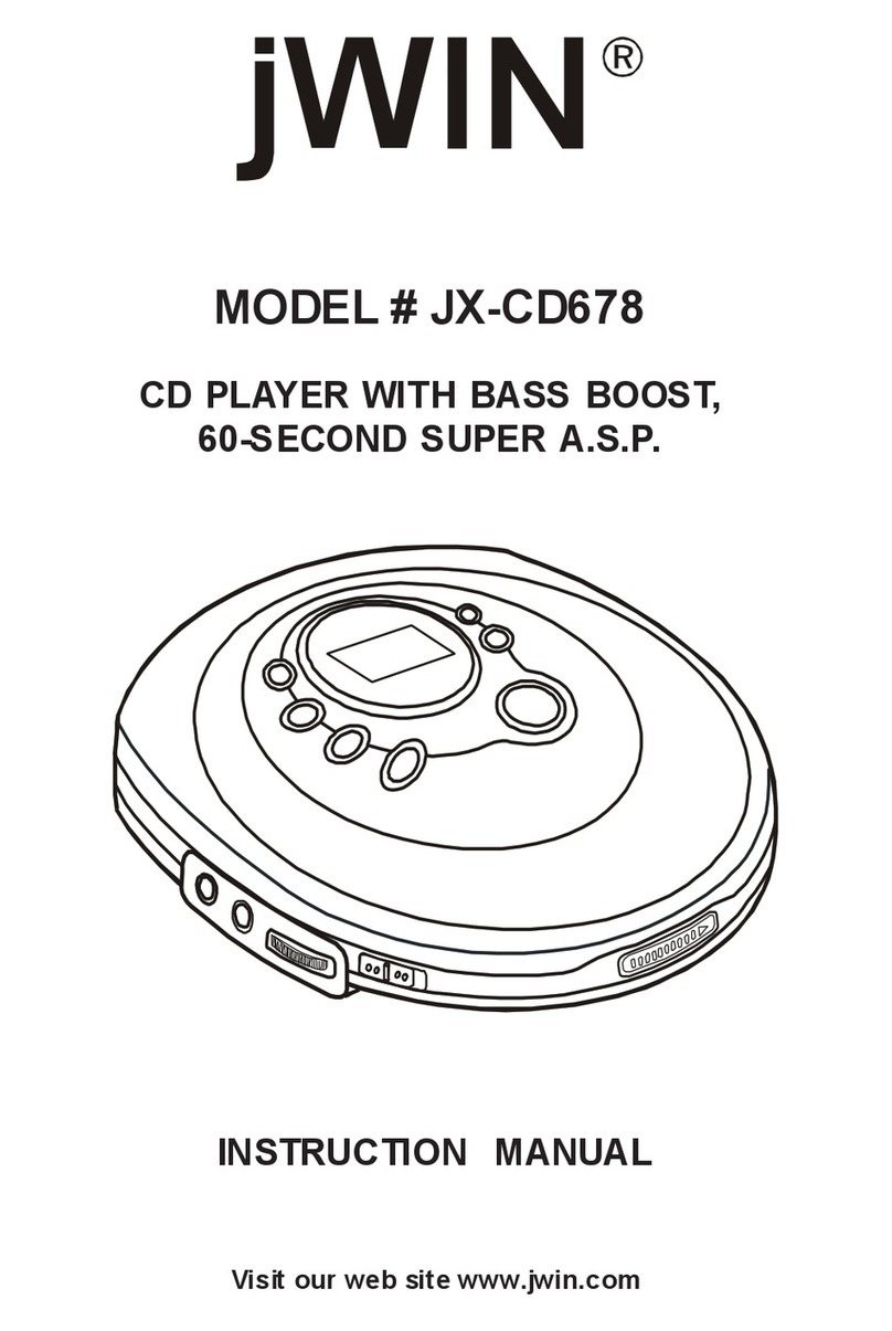 jWIN JX-CD678 instruction manual