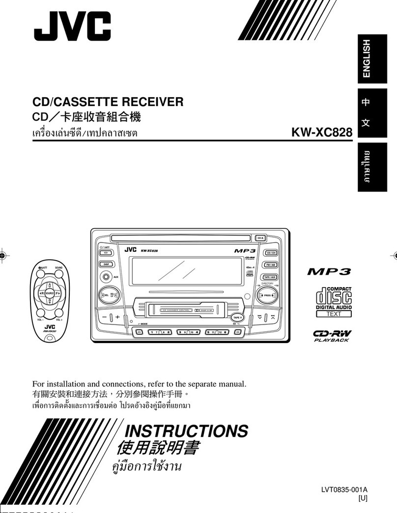 JVC KW-XC828 User manual