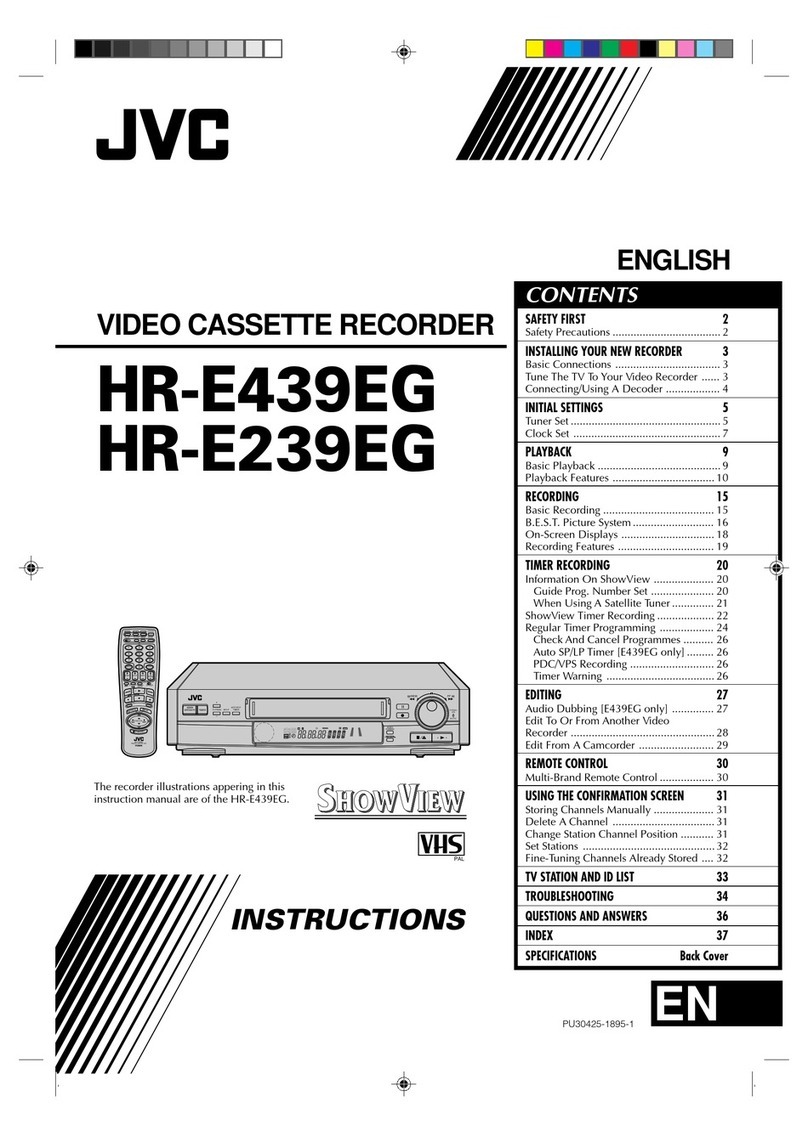 JVC HR-E239EG User manual