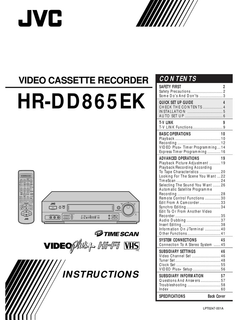 JVC HR-DD865EK User manual