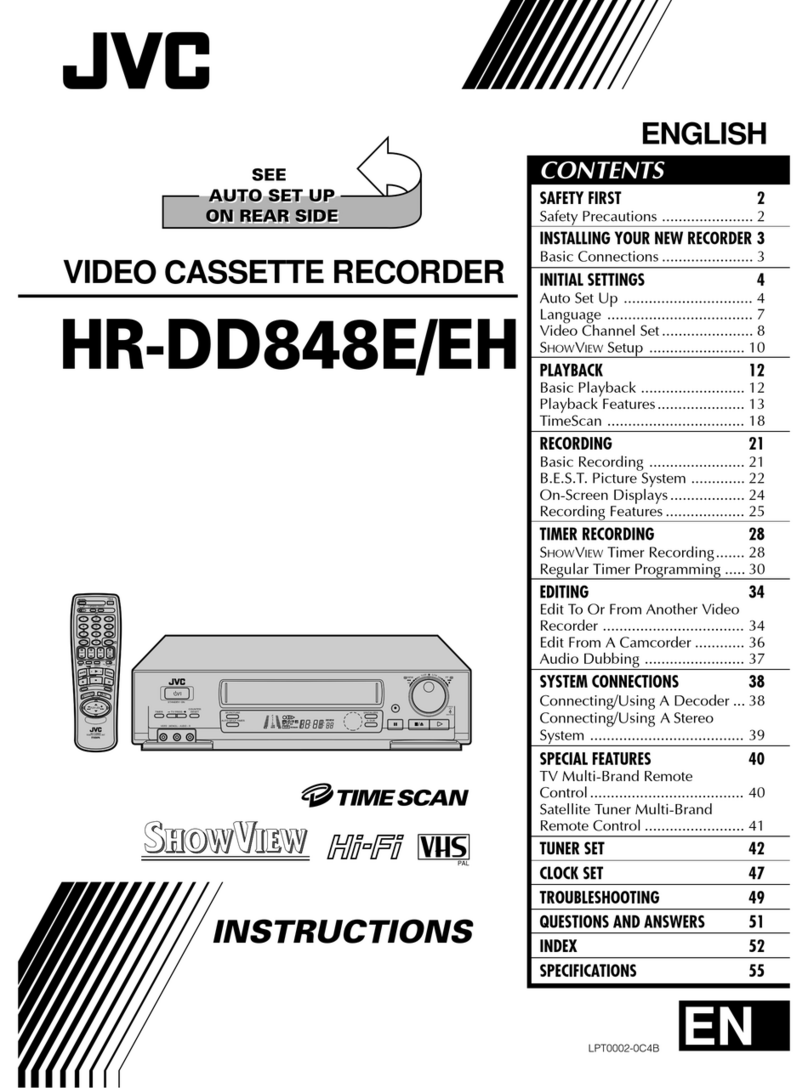 JVC HR-DD848E User manual