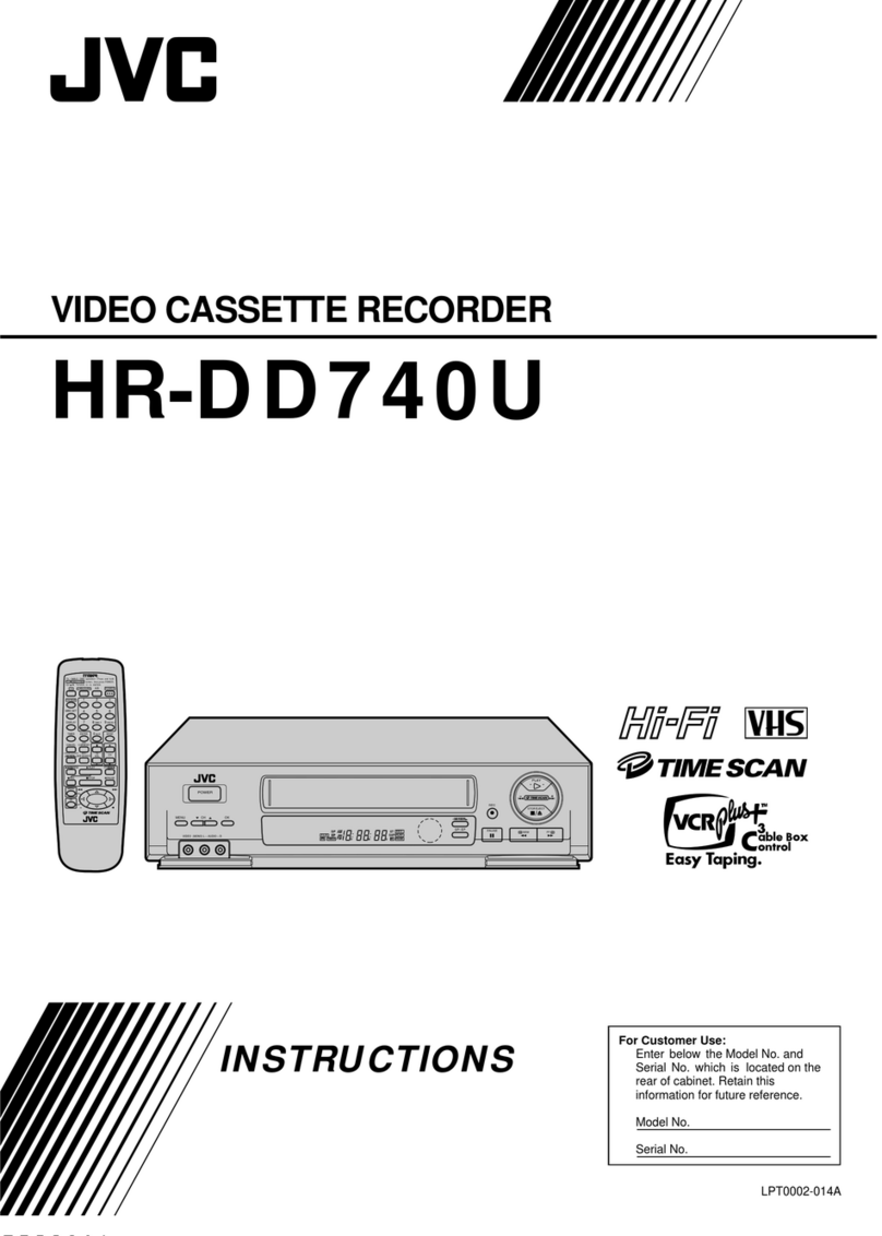 JVC HR-DD740U User manual