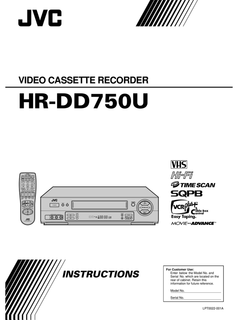 JVC HR-DD750U User manual