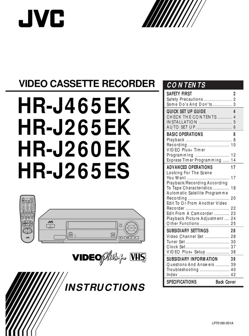 JVC HR-J260EK User manual