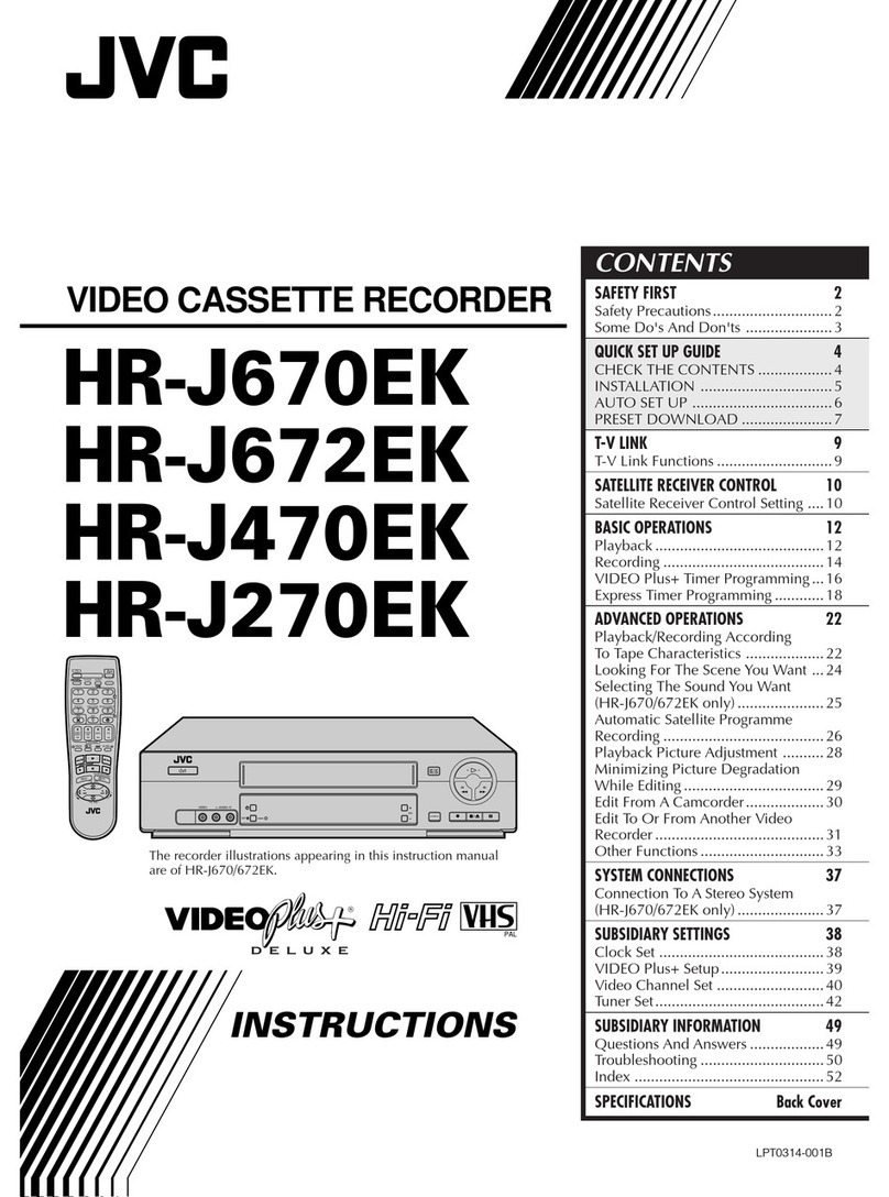 JVC HR-J270EK User manual
