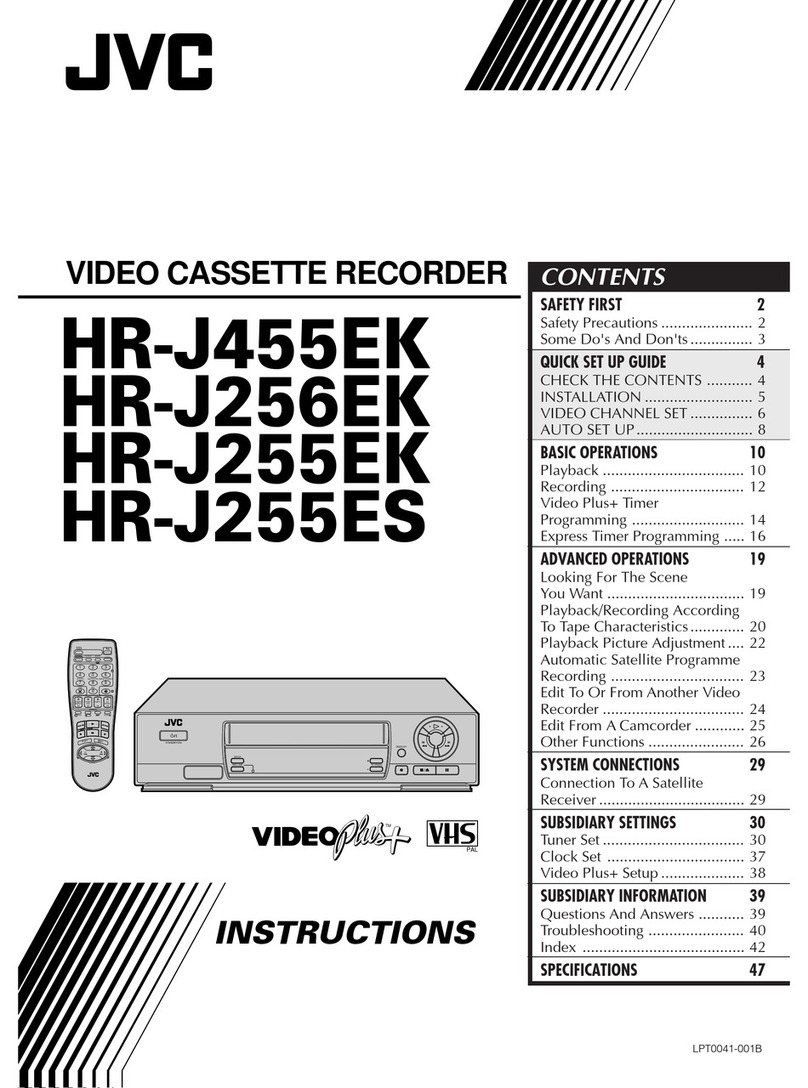 JVC HR-J255EK User manual