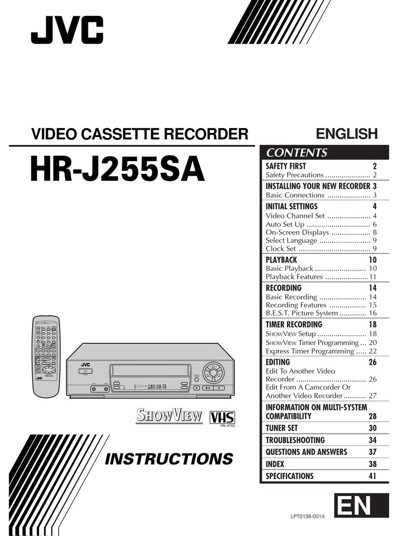 JVC HR-J255SA User manual
