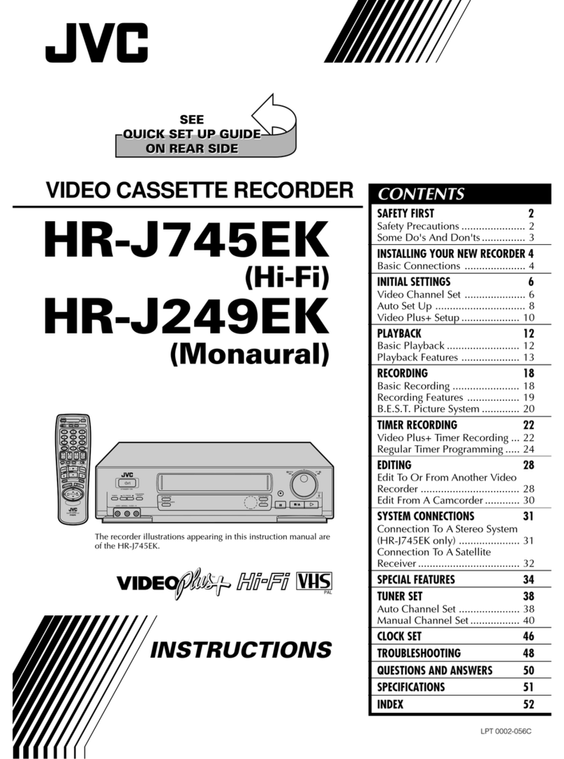 JVC HR-J249EK User manual