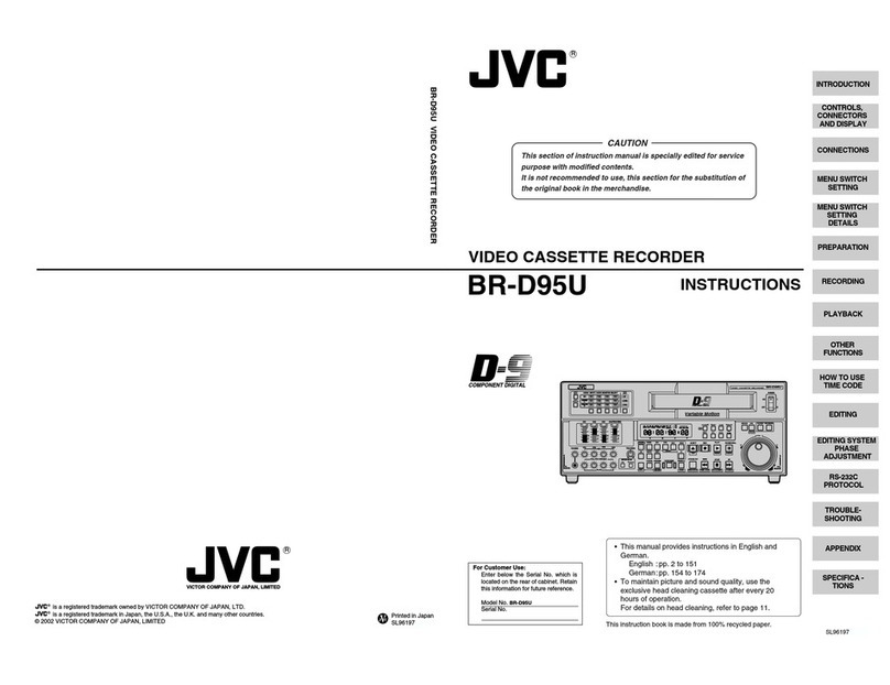JVC BR-D95U User manual