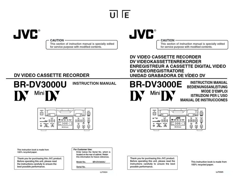 JVC BR-DV3000E User manual