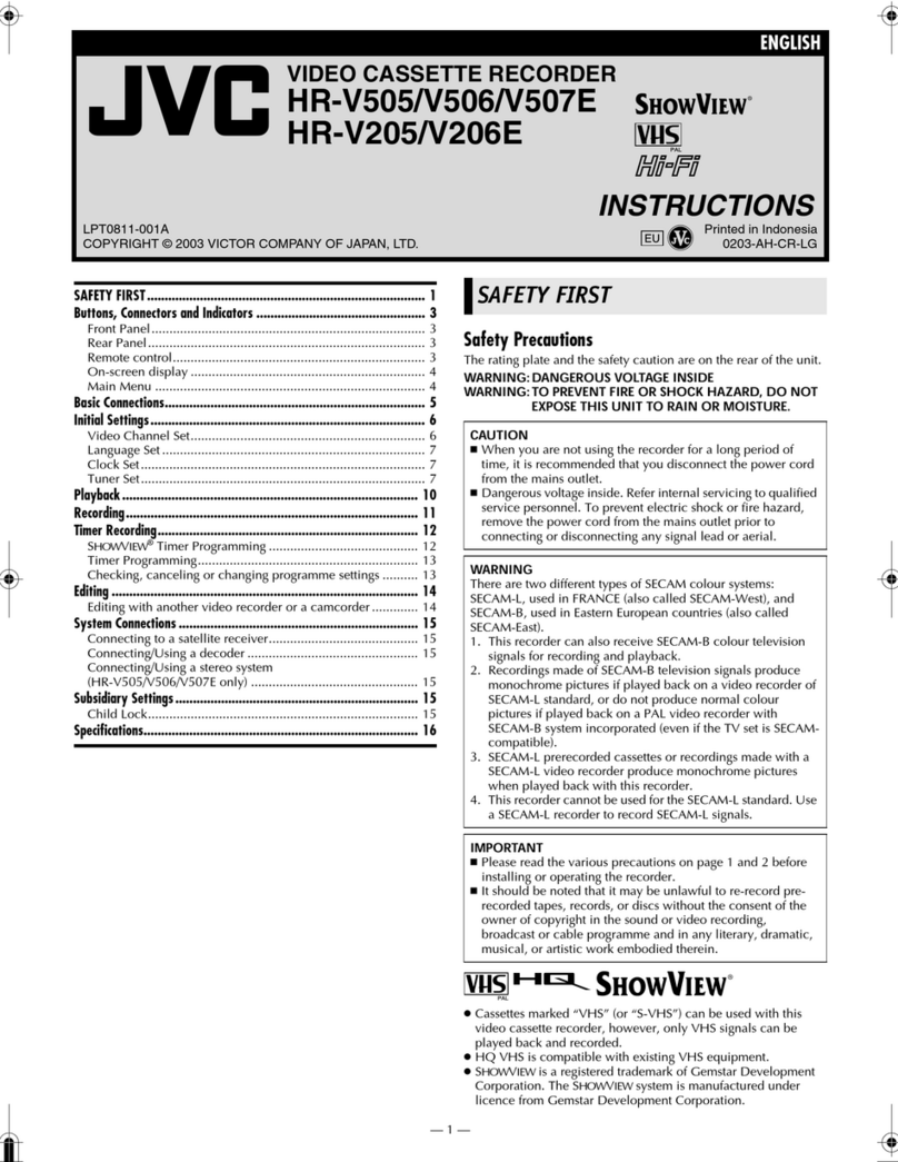 JVC 0203-AH-CR-LG User manual JVC 0203-AH-CR-LG User manual