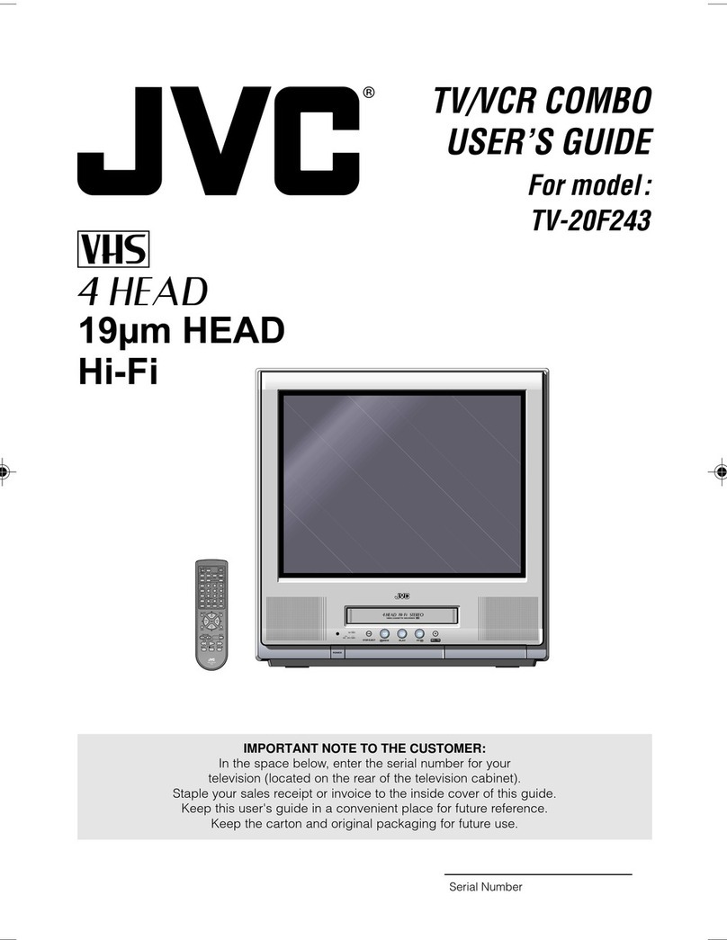 JVC TV-20F243 user guide