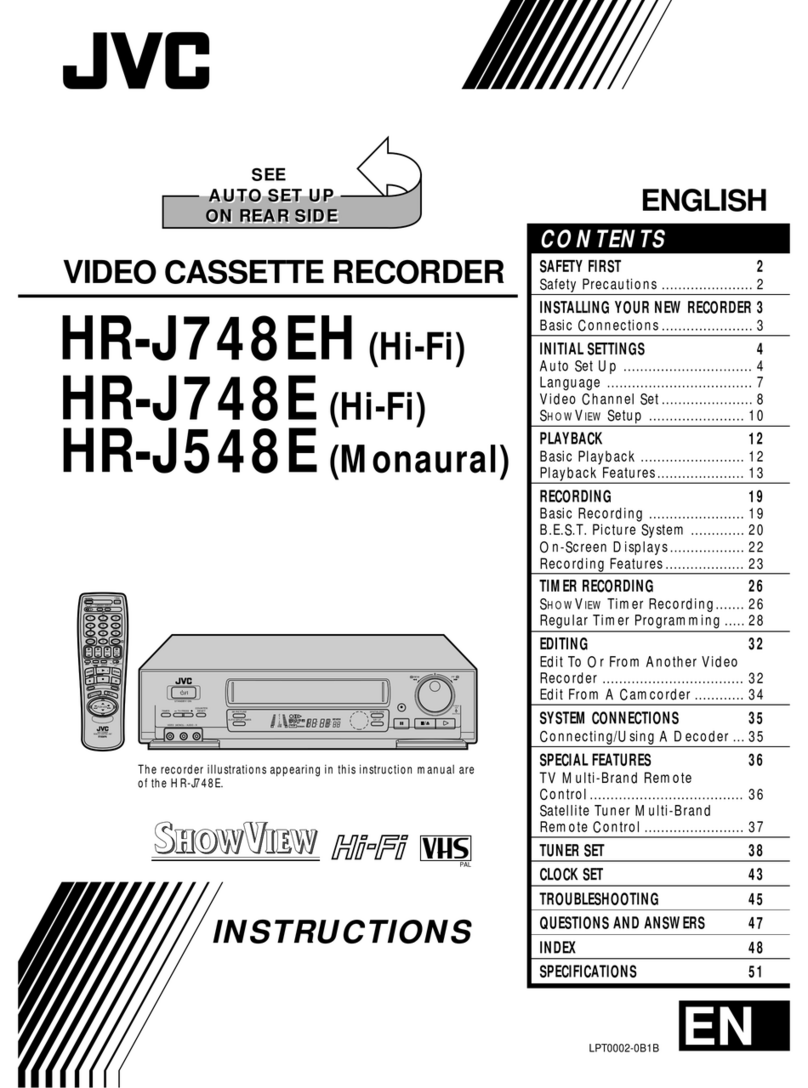 JVC HR-J548E User manual