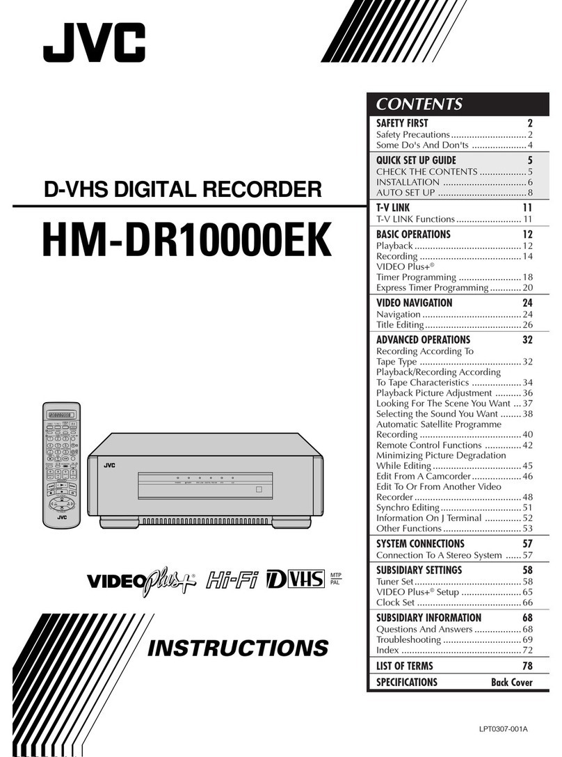 JVC HM-DR10000EK User manual