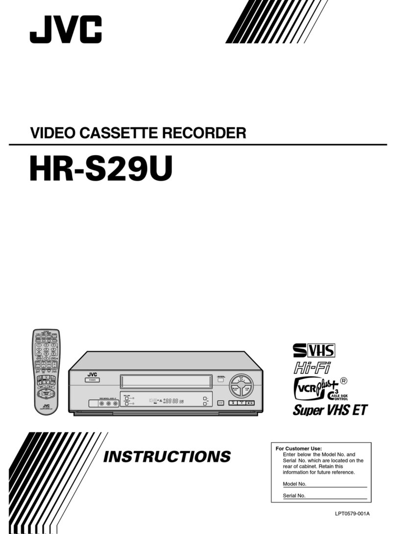 JVC HR-S29U User manual