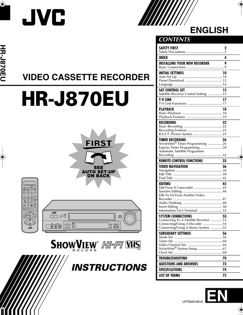JVC HR-J870EU User manual