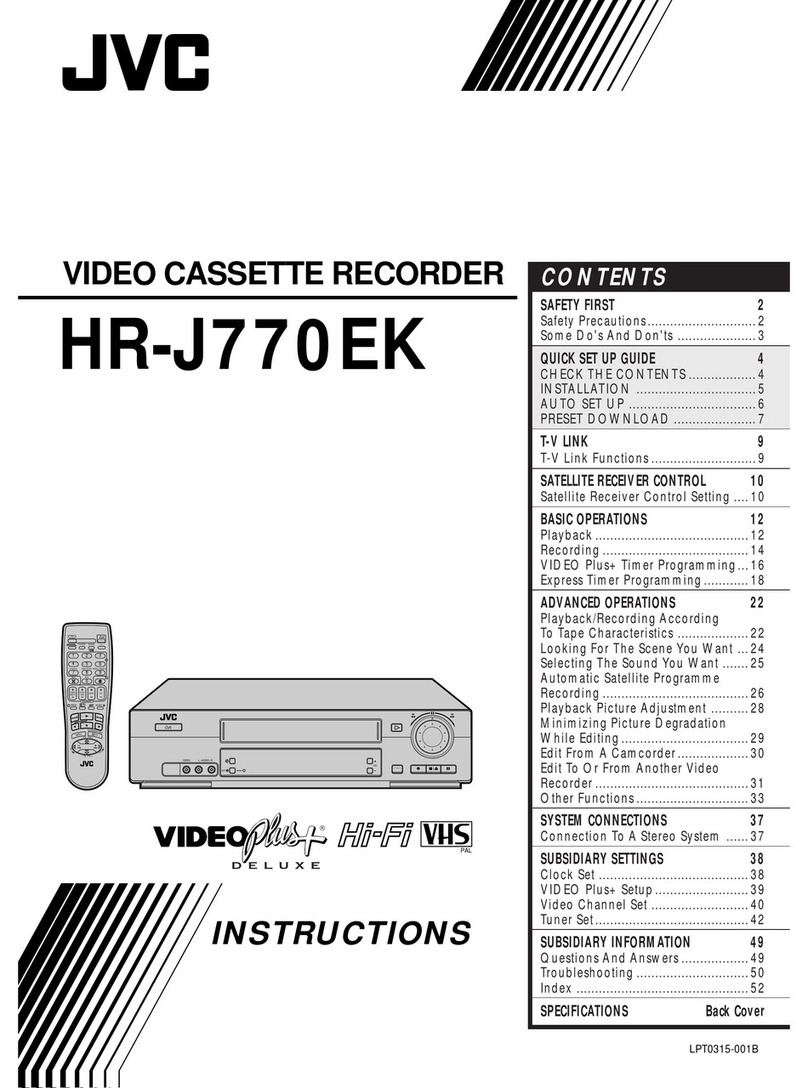JVC HR-J770EK User manual