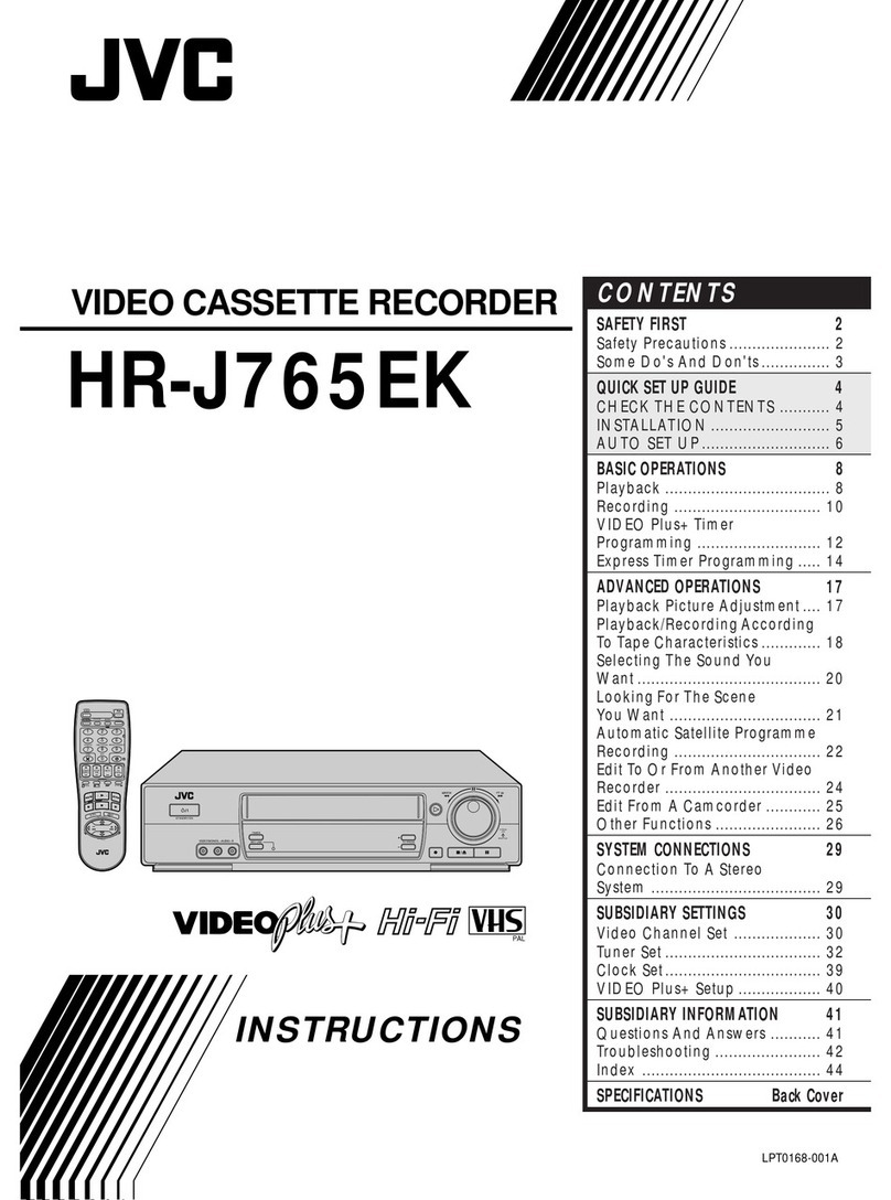 JVC HR-J765EK User manual