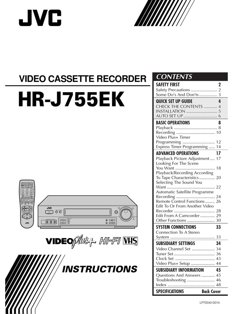 JVC HR-J755EK User manual