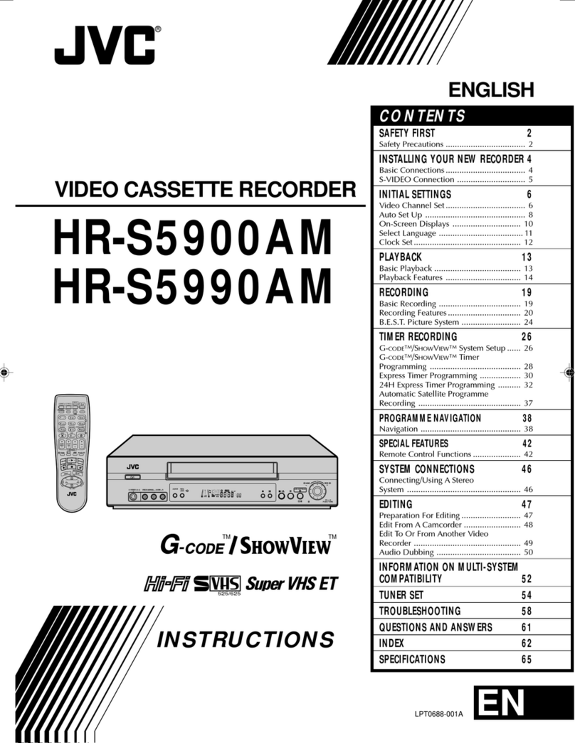 JVC HR-S5900AM User manual