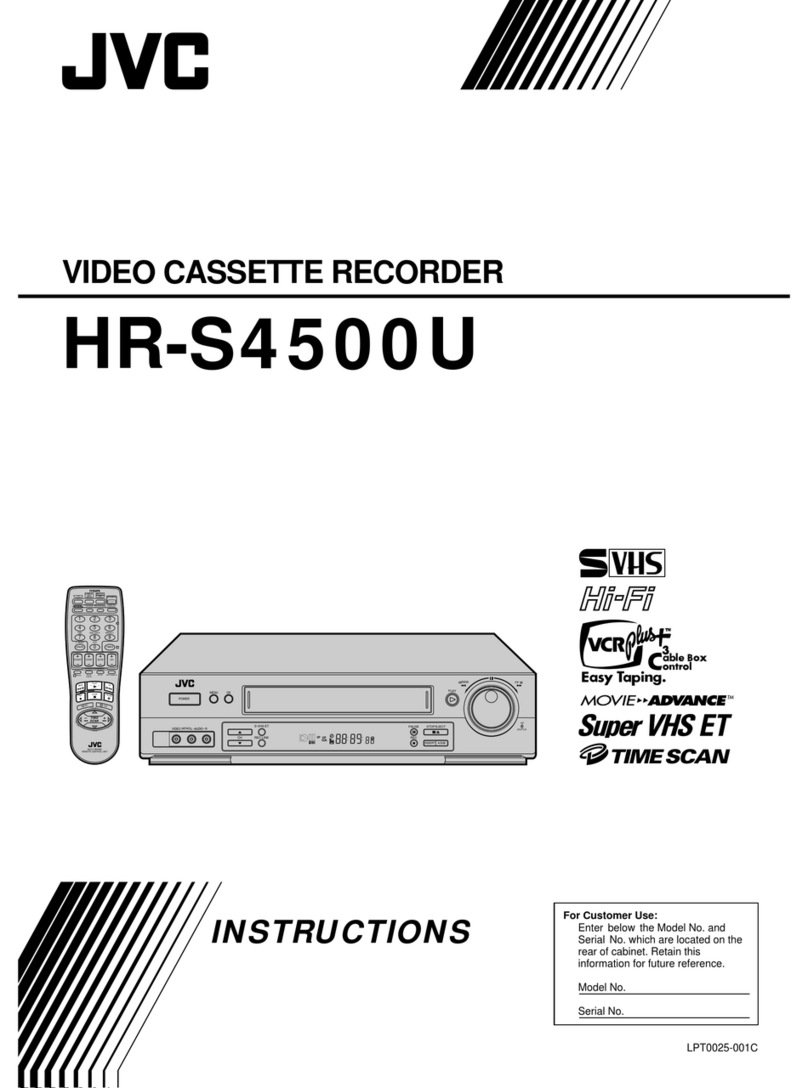 JVC HR-S4500U User manual