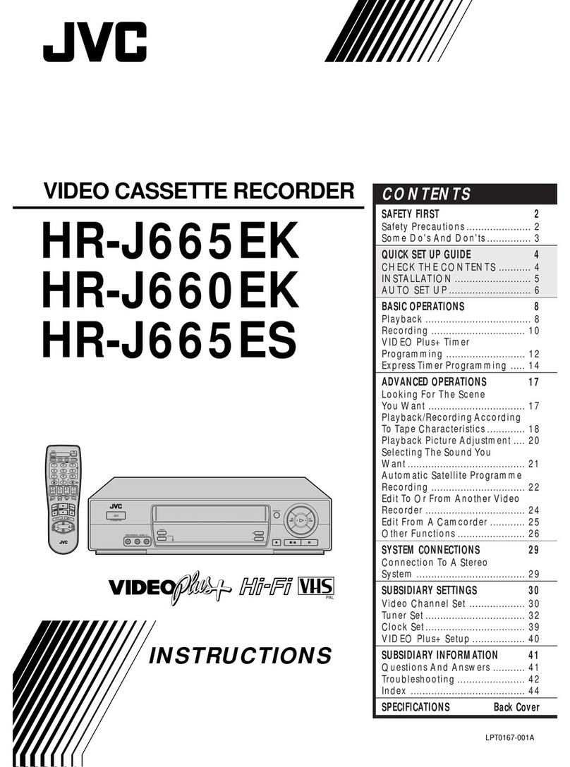 JVC HR-J665EK User manual