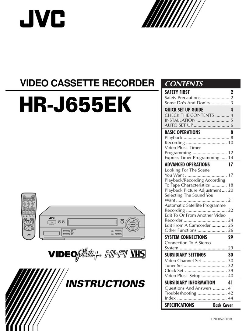 JVC HR-J655EK User manual JVC HR-J655EK User manual