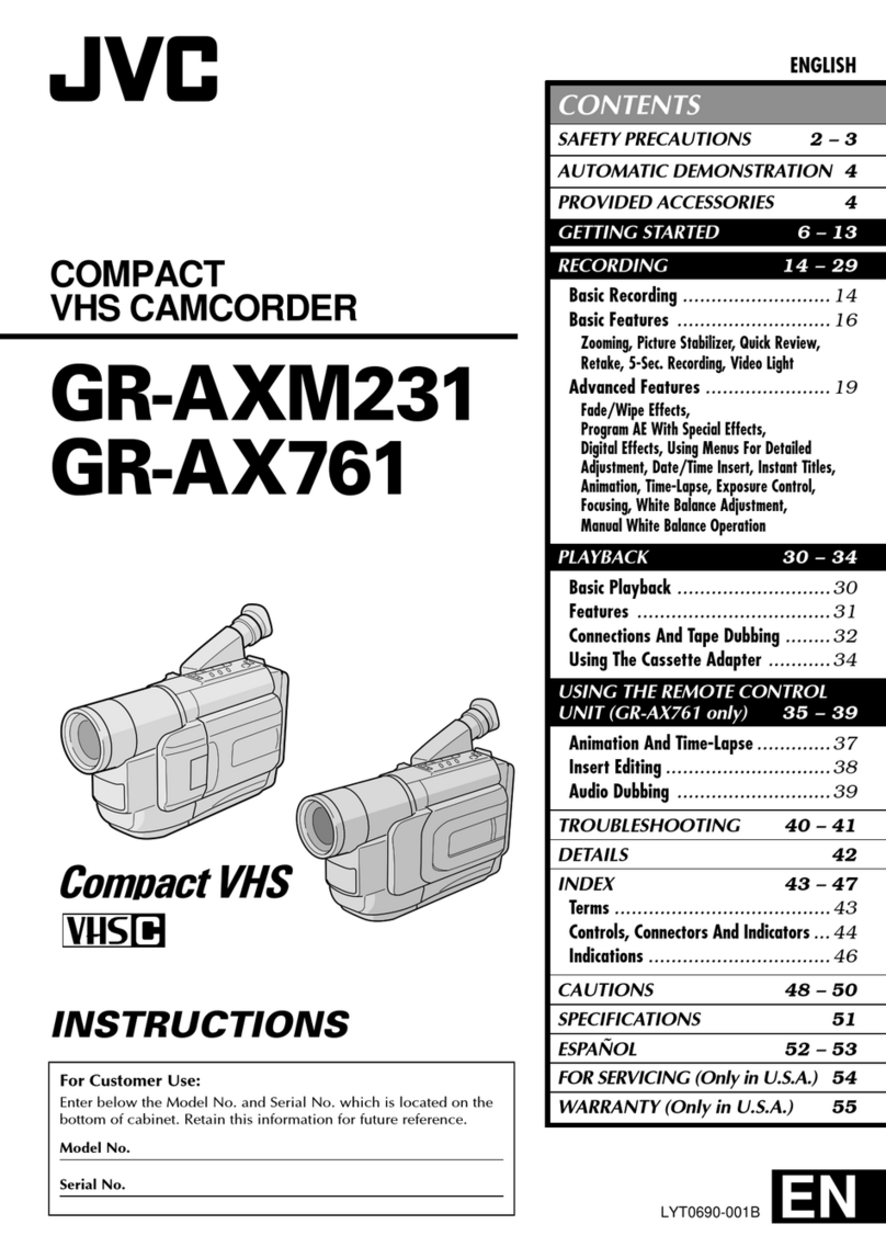 JVC GR-AX761 User manual