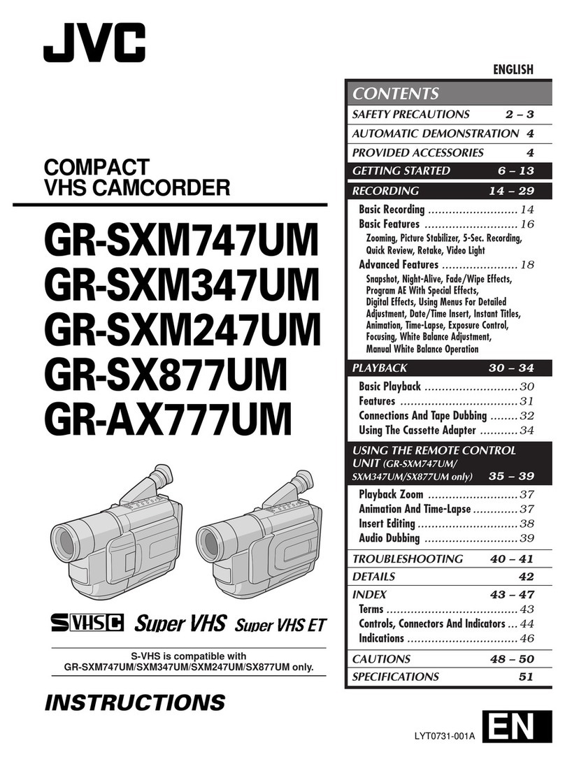 JVC GR-AX777UM User manual