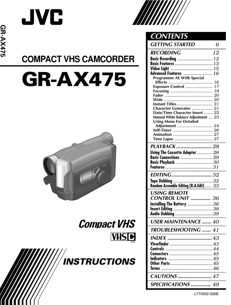 JVC GR-AX475 User manual