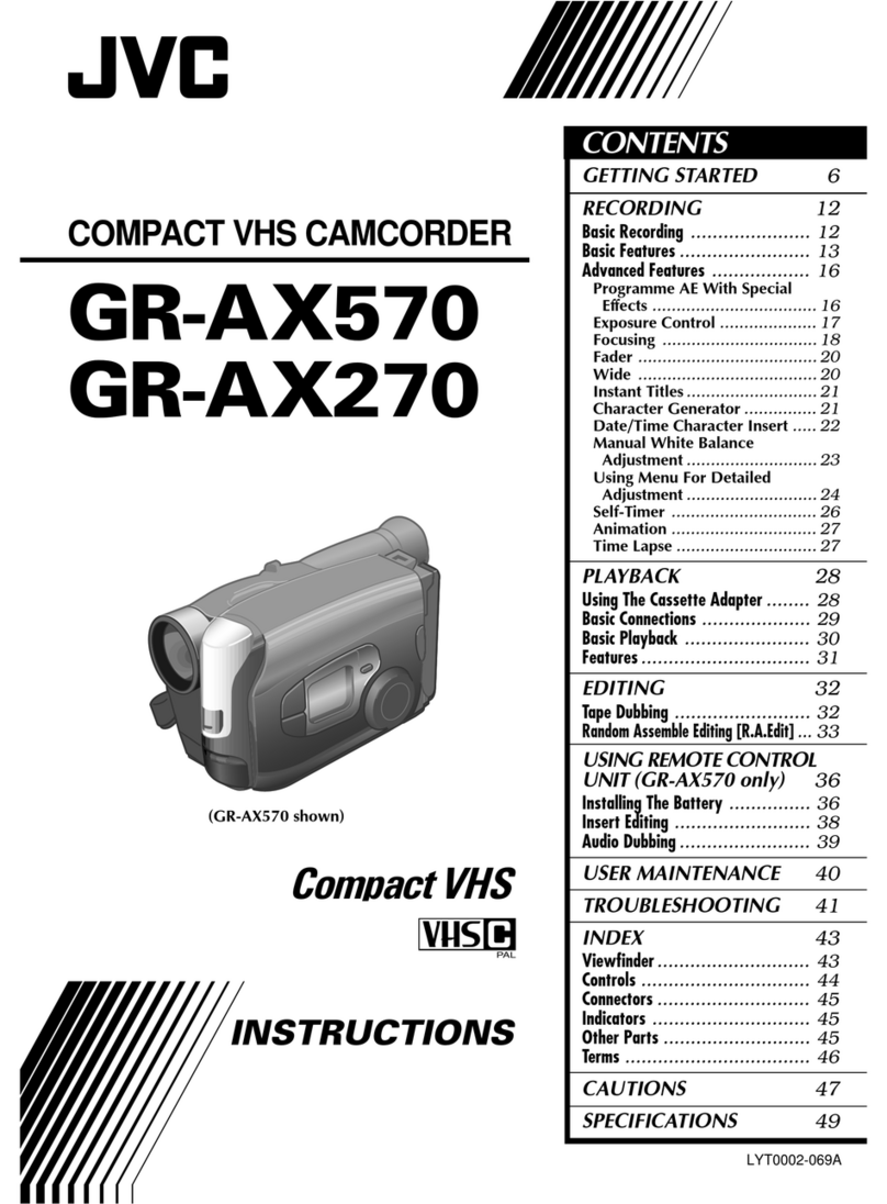 JVC GR-AX270 User manual