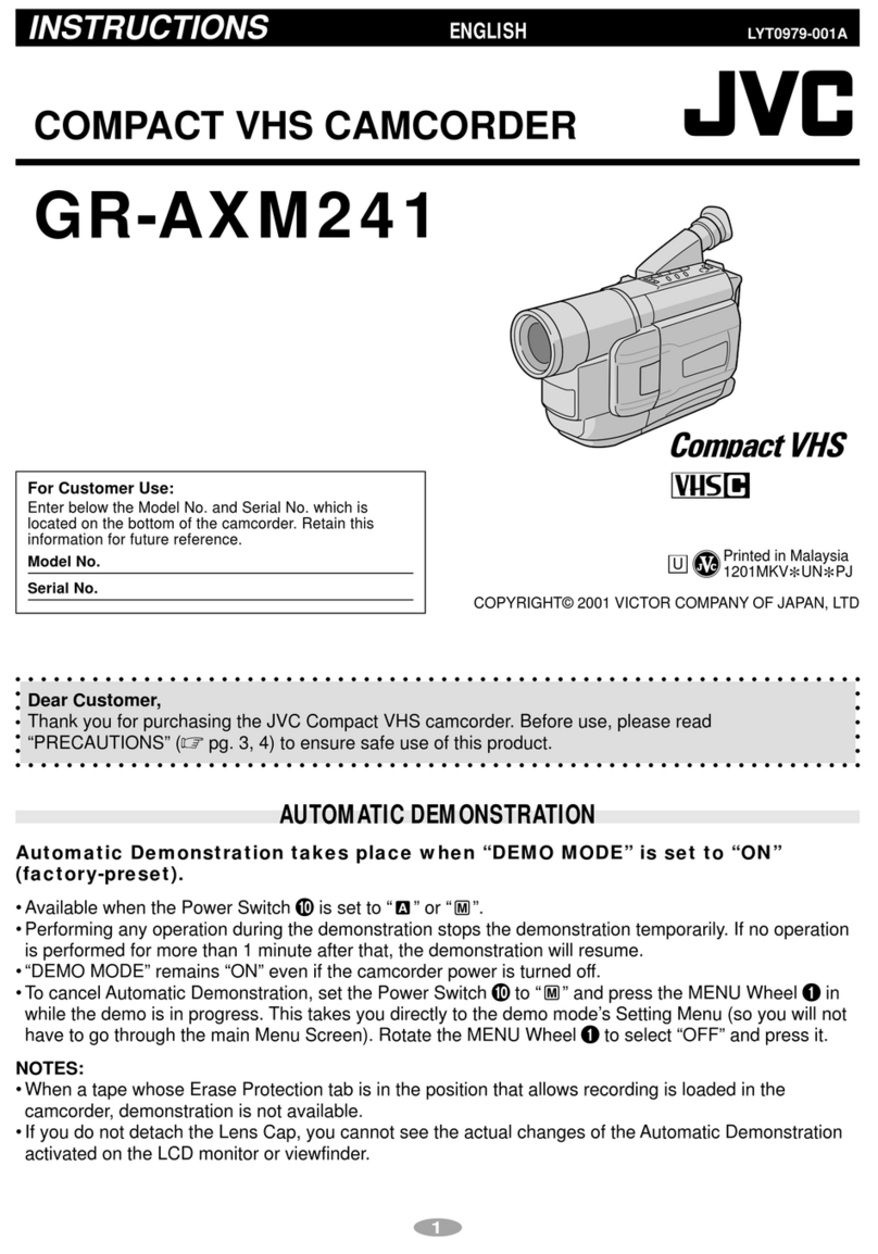 JVC GR-AXM241 User manual