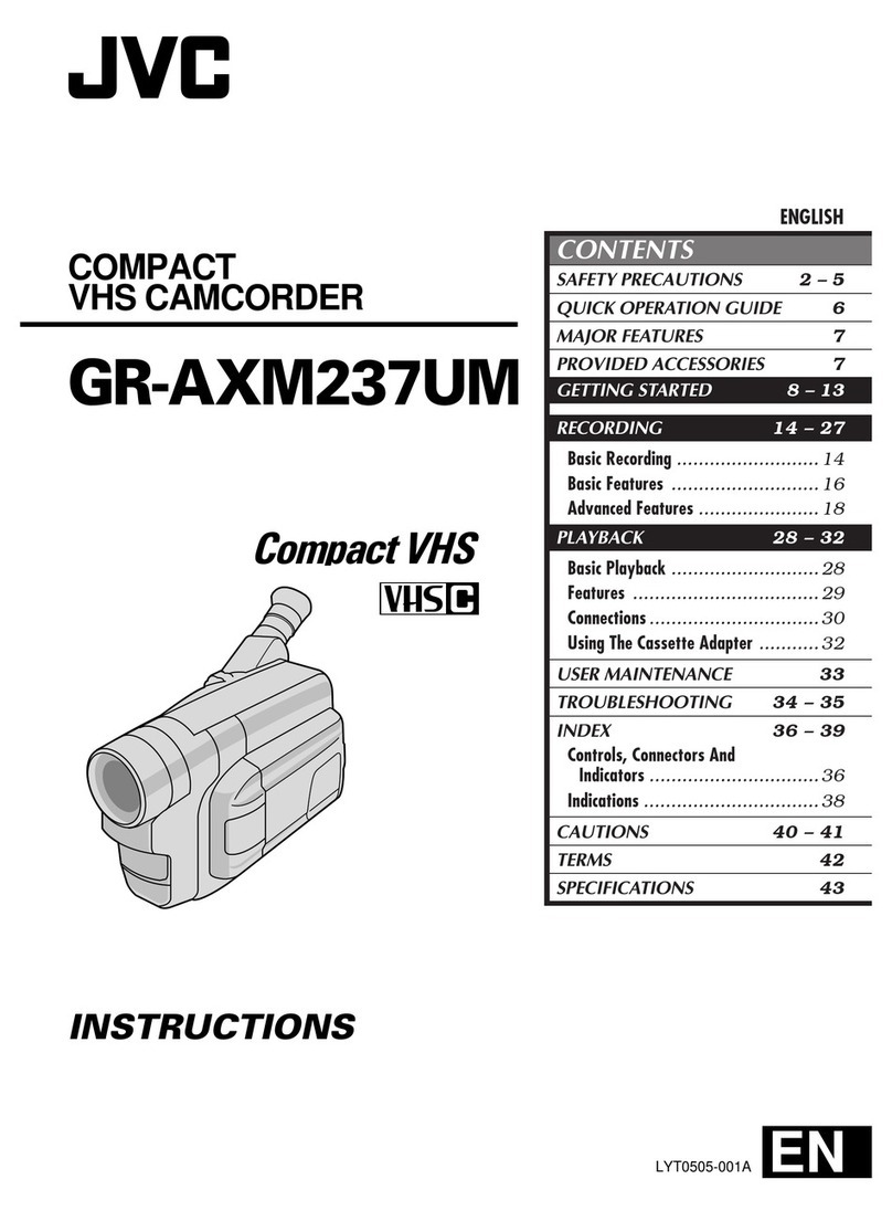 JVC GR-AXM237UM User manual