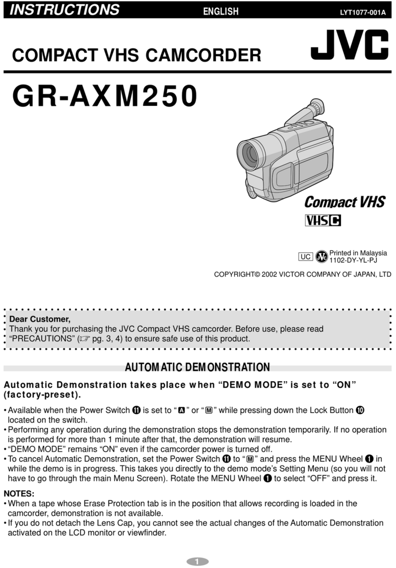 JVC GR-AXM250 User manual