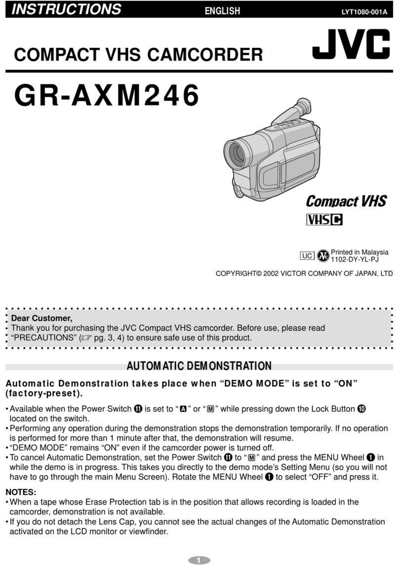 JVC GR-AXM246 User manual