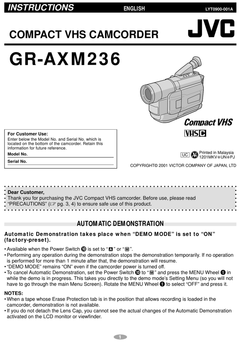 JVC GR-AXM236UC User manual