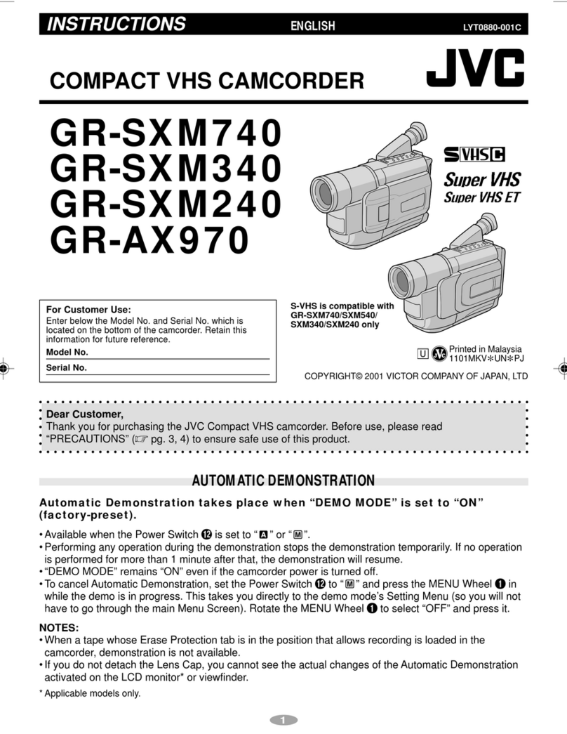 JVC GR-AX970 User manual