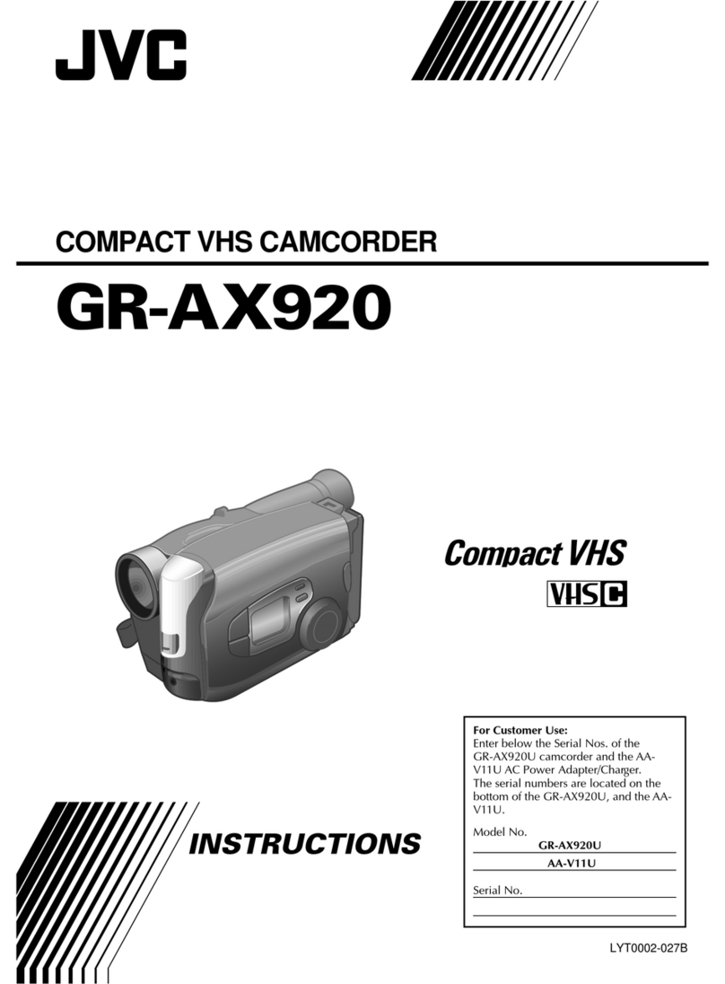 JVC GR-AX920 User manual JVC GR-AX920 User manual