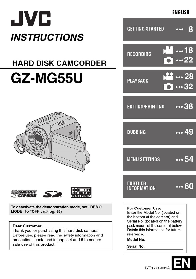 JVC Everio GZ-MG55U User manual