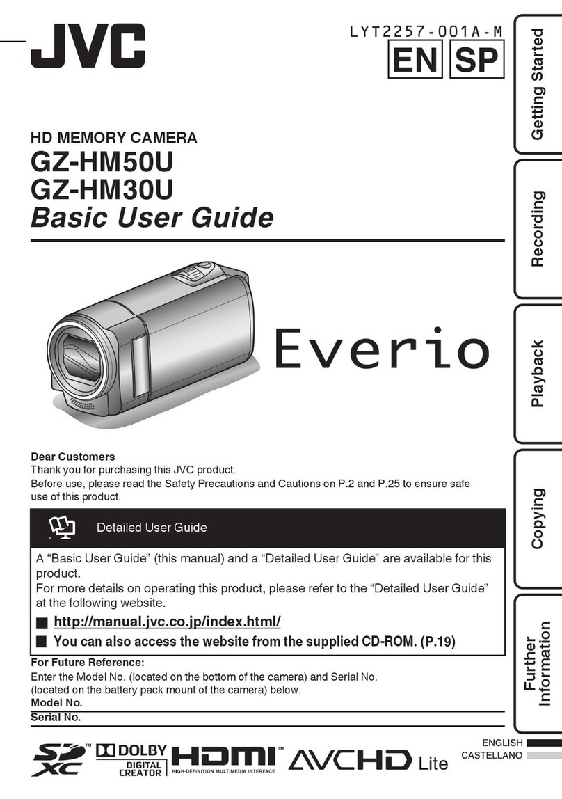 JVC Everio GZ-HM30U Operating and maintenance manual